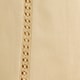 Crochet-panel mini dress YELLOW